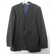 Suitsupply Sport Coat Men 38 Long Gray Vitale Barberis Blazer Wool Super 110s