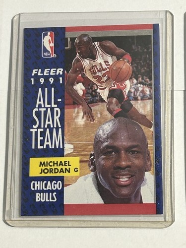 Juego de tarjetas de baloncesto Fleer 1991-92 con 3 Michael Jordan raro - Imagen 3 de 10