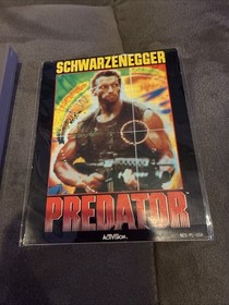 Schwarzenegger Predator Activision Nintendo Nes Game With Manual Tested !
