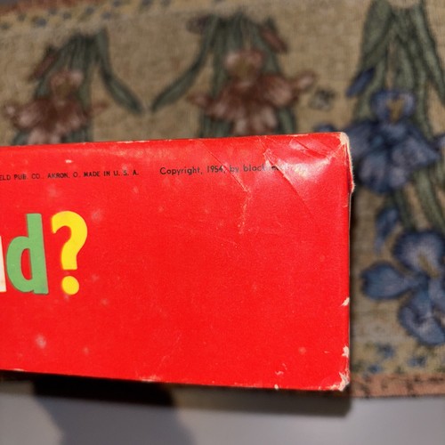Vintage 1954 Saalfield Blockhead Das Partyspiel für alle komplettes Spiel - Bild 2 von 5