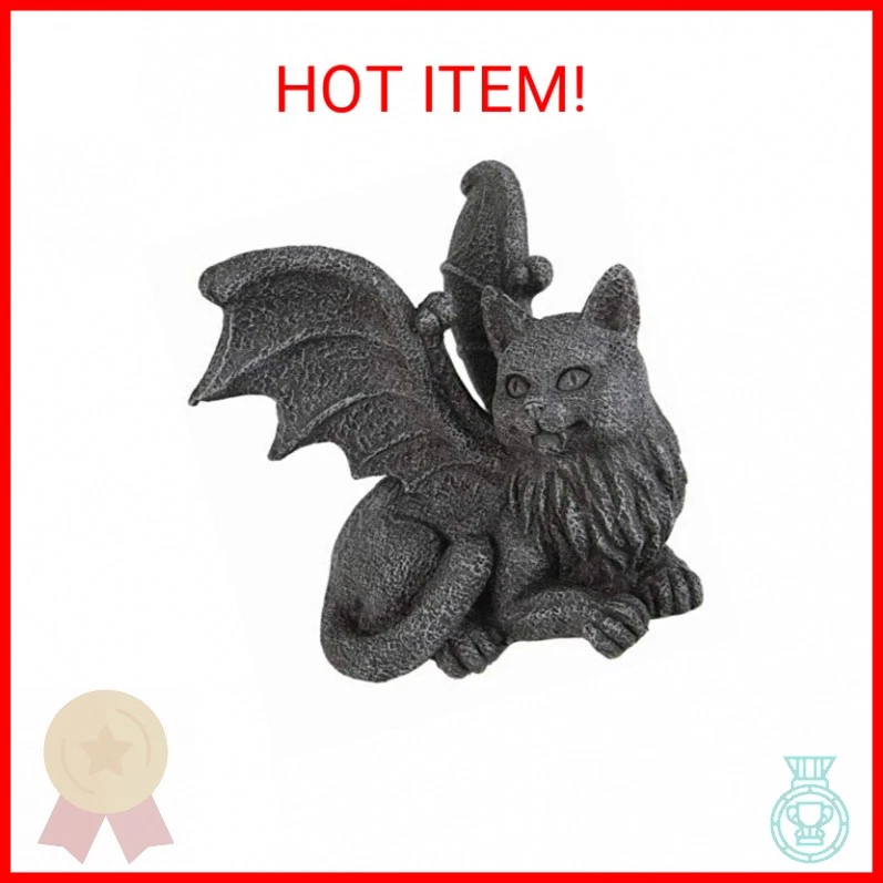 Pacific Trading Cat Gargoyle PC Computer Topper Figurine New - Image 2 of 2