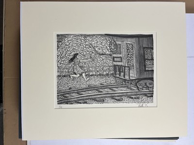 Untitled #13, Signed, Outsider Original Rudolph Roth Lithograph 1975 #1/14