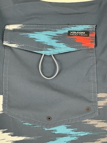 Volcom Swim Surf Board Shorts Boardies Men's Blue Size 38 - Picture 16 of 17