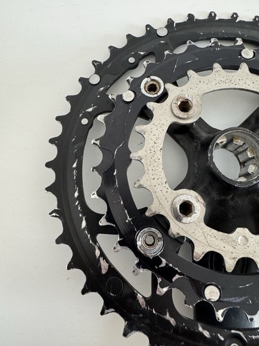 RITCHEY PRO RETRO MTB CRANKSET 175 44/32/22 guarnitura mountain bike 8s 9s - Imagen 12 de 23