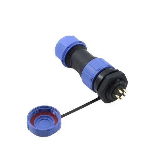SP21 2/3/4/5Pin Waterproof Circular Aviation Cable ConnectorS IP68 Plug Socket - Picture 9 of 9