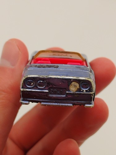 VTG 1983 Hot Wheels Blue Cal Custom 83 Custom Corvette Convertible 1:64 Diecast - Picture 6 of 9