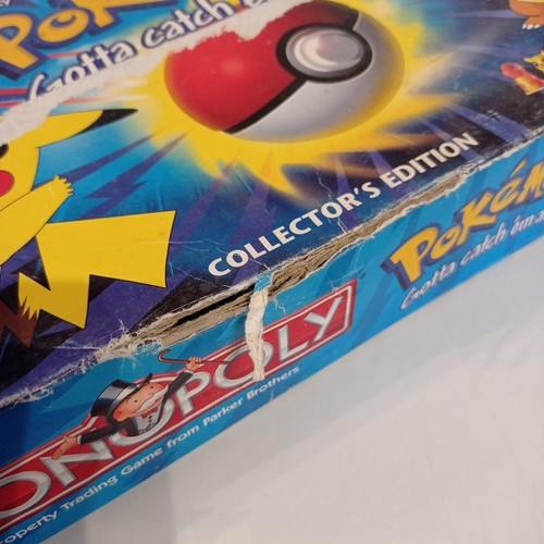 Monopoly Pokemon Edizione da Collezione Gioco da Tavolo Vintage 1999 Completo - Foto 10 di 14