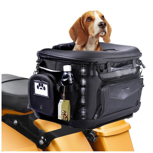 Motorcycle Travel Luggage TailBag Universal Large Pet Dog Cat Carrier For Harley - Picture 6 of 16