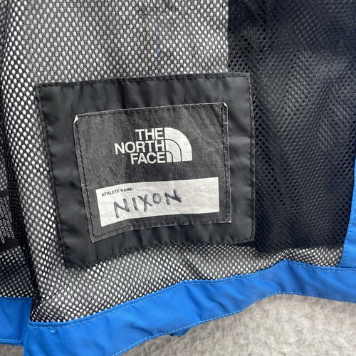 The North Face Raincoat Boys Large L 14/16 Dryvent Blue Black Ripstop Hooded - Picture 7 of 16