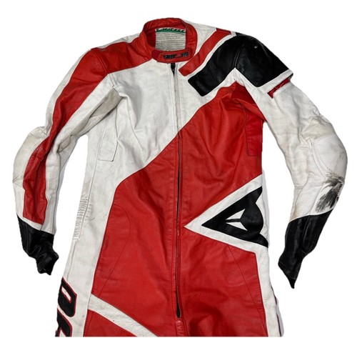 Vintage 80s Dainese World Class Champion Leather Suit Size 52 *Made In Italy* - Picture 3 of 14