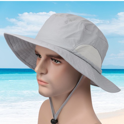 Cappello Protezione Solare Asciugatura Rapida Uomo e Donna Cappelli Pesca Escursionismo - Foto 3 di 11