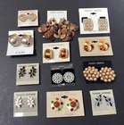 Lot of (12) Pair of Dead Stock CLIP ON EARRINGS