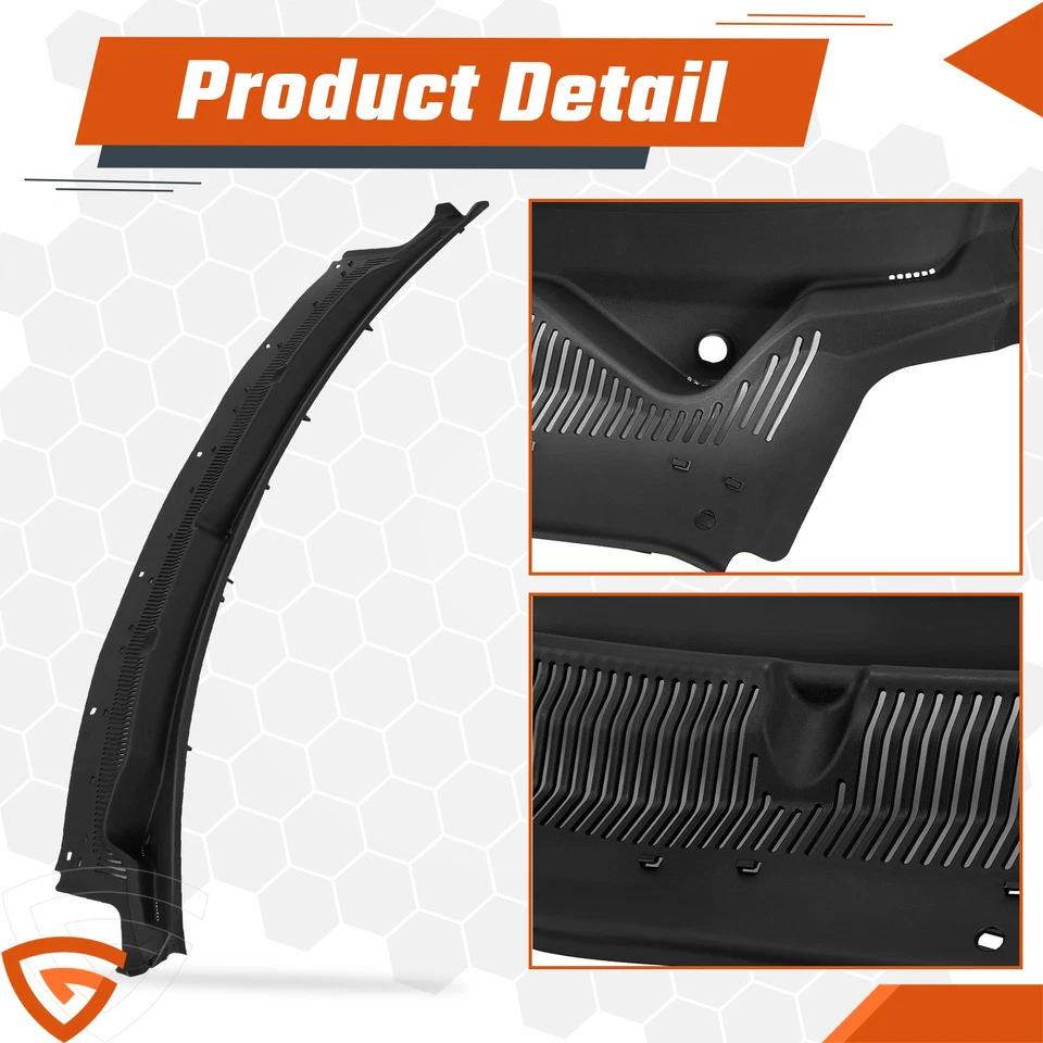 Windshield Cowl Grille Top Panel For BB5Z78022A68AA For 2011-2019 Ford Explorer - Image 3 of 4