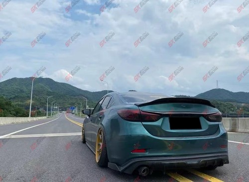 For Mazda 6 Atenza 2014-2017 Forged Carbon/Carbon Fiber Rear Trunk Spoiler Wing - Imagen 16 de 30