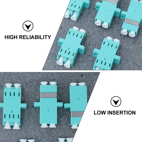 10pcs optische Faseradapter LC-LC Duplex-Konverter-Glasfaserkoppler - Afbeelding 4 van 12