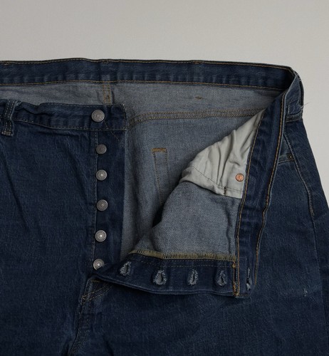 Vintage Levi’s 501 Button Fly Blue Denim Jeans Größe 46 x 29* - Bild 3 von 15