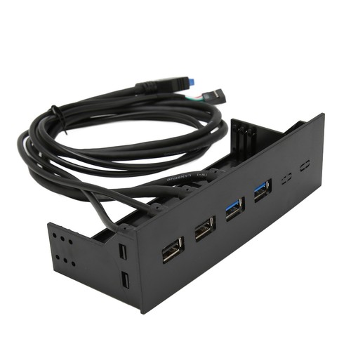 5 Gbps 4 Ports Frontpanel Hub 5 25 Zoll USB 3.0 Frontpanel Hub 19 PIN - Bild 7 von 22