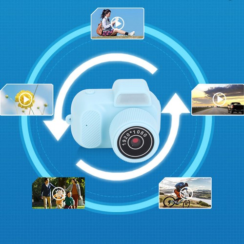 Small Compact Camera 1080P 2MP HD Type C Rechargeable Thumb Camera With - Picture 8 of 24