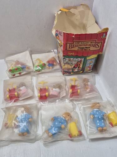 Lote de 8 Juguetes Happy Meal McDonalds The Berenstain Bears De Colección Sellados Sin Abrir - Imagen 1 de 10