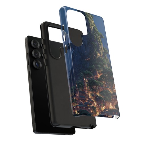 Ancient Mountain Glowing Town - Phone Cover Case for iPhone, Galaxy, Pixel - 第 193/257 張圖片