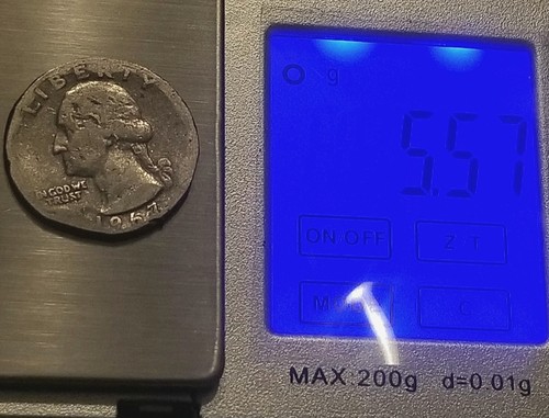 1967 Washington Multi Error Quarter 25 Cents RARE Clippet Planchet Worned Edge - Picture 17 of 17