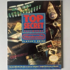 Nintendo Player’s Guide Top Secret Passwords 1992 NES Super SNES Game Boy