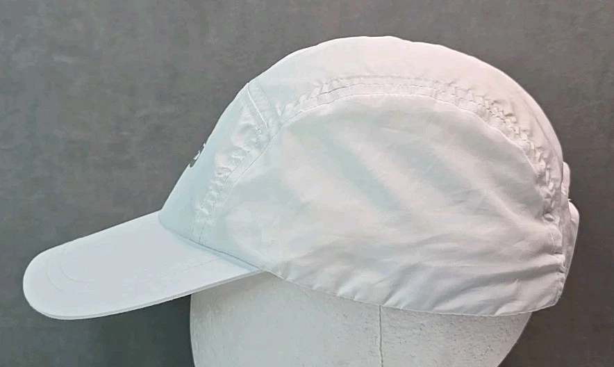 New Balance Sombrero 5 Paneles Ligero Correa para Correr Trasera NB Blanco Gorra para Correr Foto 2 de 4