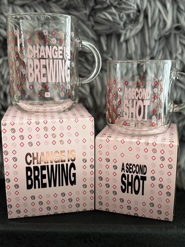 Nespresso UK Change Please Becher Konvolut Limited Edition Neu in OVP