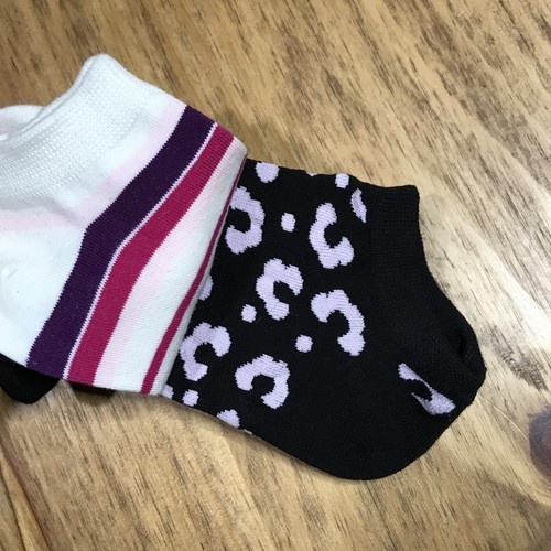 Calcetines sin presentación Kate Spade New York para mujer 3 pares de zapatos talla 4-10 rosa negro multi - Imagen 4 de 6