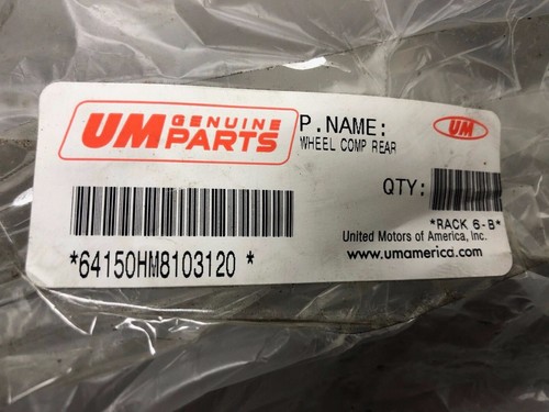 Hyosung - GT 250 - New OEM Rear Wheel Back Black RIM 17x4.00 GT250R - Picture 4 of 4