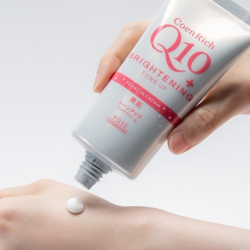 KOSE Coen Rich Q10+ Brightening - Tone Up Hand Cream 80g - Picture 3 of 7