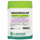 Magnesium (MgO 500mg) x 90 Tablets; Muscle Function, Fatigue; Lindens