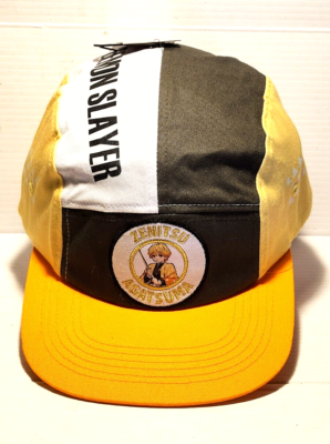 鬼滅の刃 10 DEMON SLAYER: ZENITSU AGATSUMA BallCap Adjustable Strap Hat