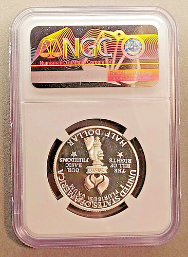 1993-S James Madison 50C San Francisco Commemorative Label NGC PF69 Ultra Cameo - Picture 3 of 4