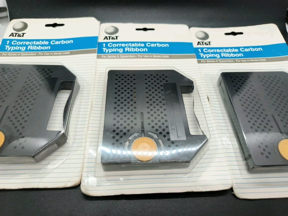 (3) AT&T Correctable Carbon Typing Ribbon for Series A Typewriter Model 5300 - Image 2 of 4