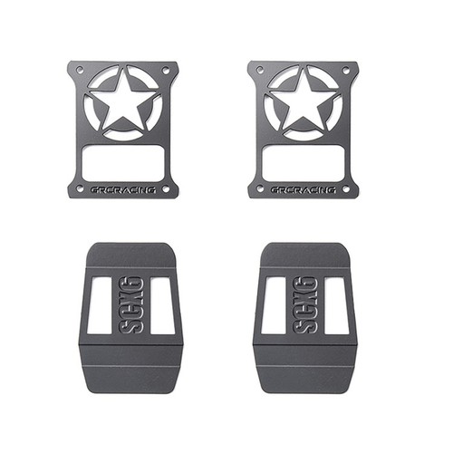 For SCX6 Wrangler Taillight Decoration Piece Stainless Steel Decoration Part - Picture 6 of 18