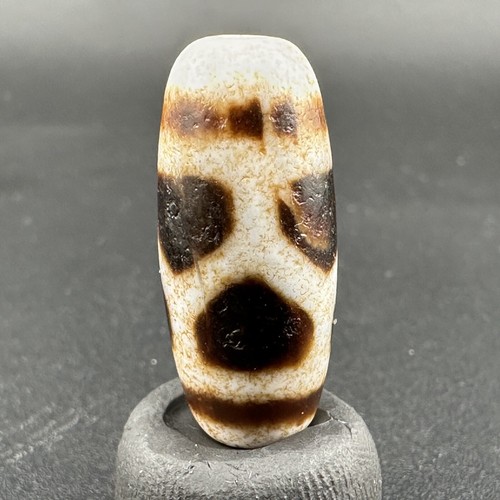 Vintage Tibetan  Agate stone Dzi Bead Amulet Rare - Picture 1 of 16