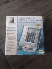 Innovage - LCD Touch Panel Corded Phone - Calculator/Speaker/Caller ID  More