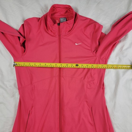 Nike Damen Medium rosa Jacke durchgehender Reißverschluss sportlich Outdoor leicht bequem - Bild 7 von 10