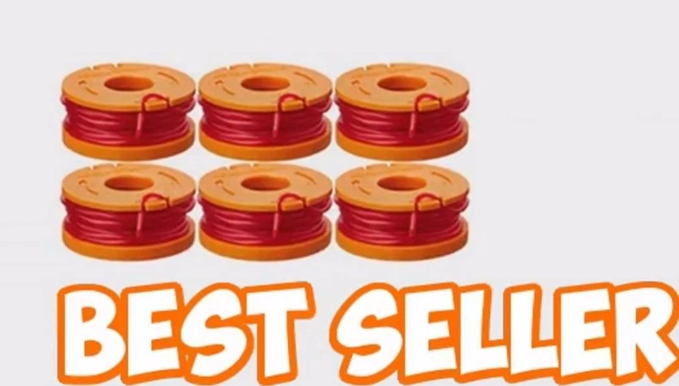 WORX WA0010 Replacement Spool Line For Grass Trimmer/Edger,10ft 6-Pack - Image 2 of 2