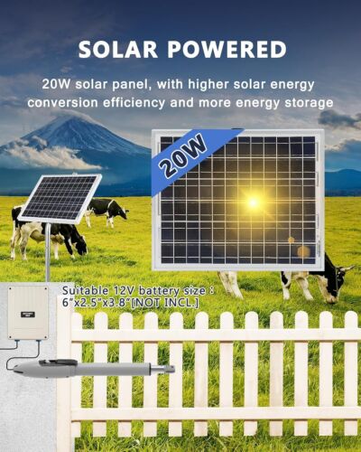 SIGMA Full Farm Solar Single Swing Gate Opener Brackets 7x Remotes (All in One) - Picture 19 of 19