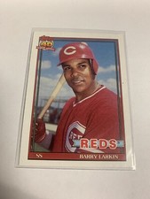 1991 Topps Barry Larkin Cincinnati Reds