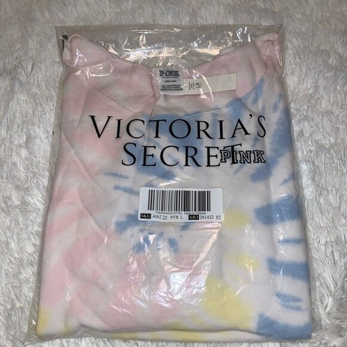 Victoria's Secret Rosa Salón Diario Cuello Abierto Crew Talla S-XL - Imagen 24 de 53