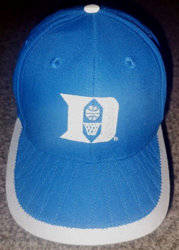 Vtg 90's Nike NCAA Duke Basketball Embroidered Logo Swoosh Snapback Hat Cap Rare - Picture 2 of 15