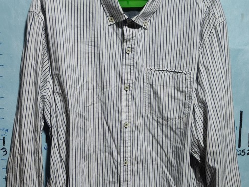 Tommy Bahama Island Modern Fit Mens Shirt Modern Fit Long Sleeve Blue Stripe XL - Picture 3 of 9
