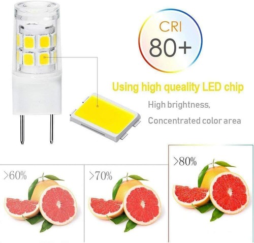 G8 Base Halogen LED Replacement Bulb for Under-Cabinet Accent Desk Lamp Lighting - Picture 5 of 10