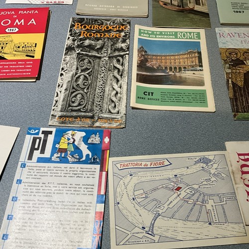 1960'S ITALY Ephemera LOT MAPS BROCHURE TOURIST GUIDE ETC - Picture 12 of 14