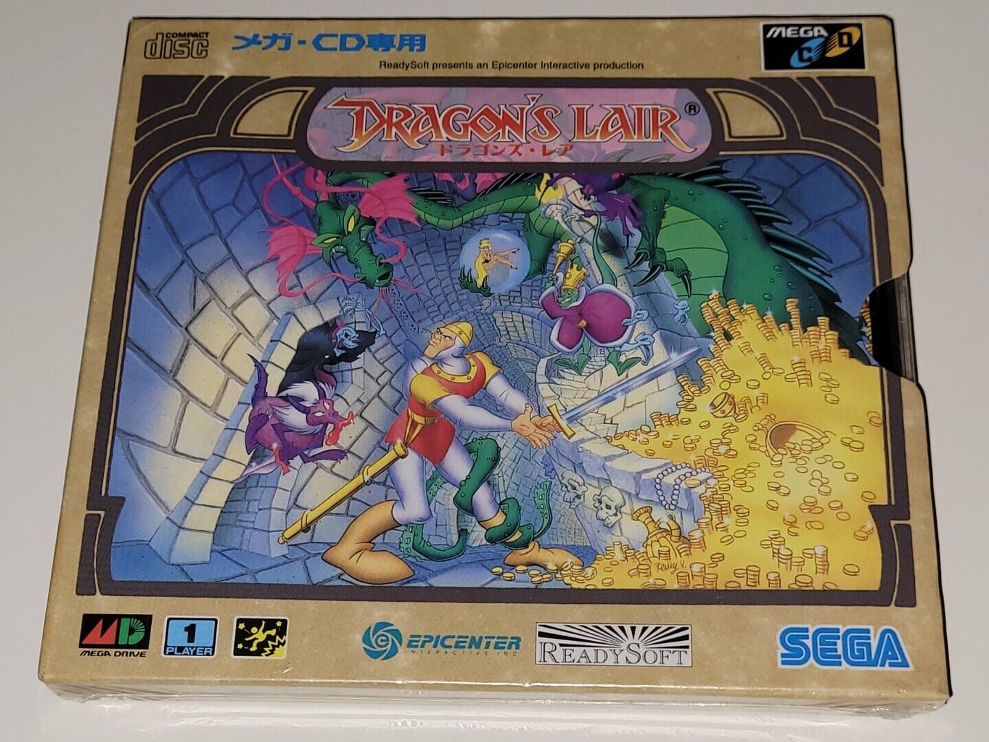 Dragon's Lair - Jap - Mega CD - Neuf Sous Blister