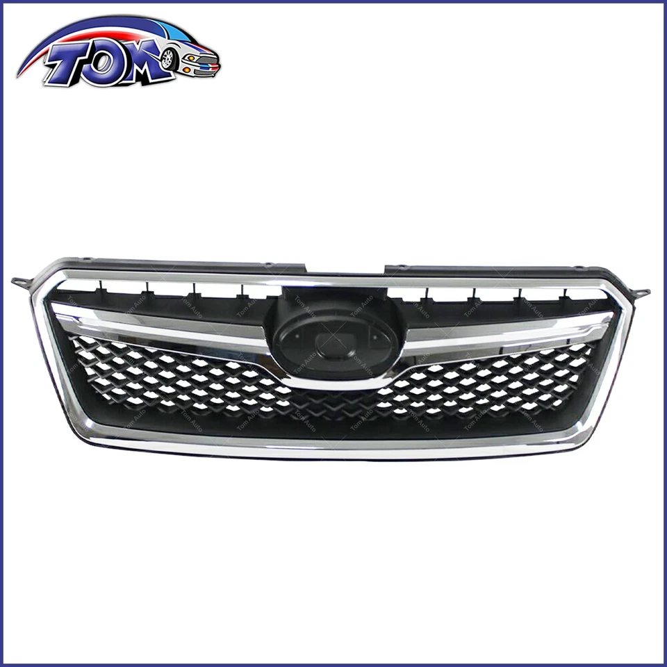 Conjunto de rejilla con moldura cromada para Subaru XV Crosstrek 2013-2015 Foto 2 de 4