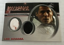 2009 Battlestar Galactica Season 4 Costume Relic Card DC9 Lee Adama BLOOD?